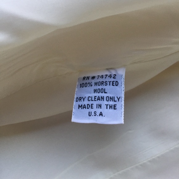 VINTAGE Mark Eisen Wool Double Breasted Blazer 6 - Picture 4 of 8